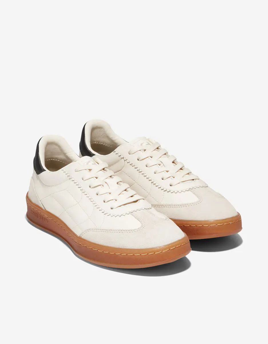 Женские кожаные кроссовки, вдохновленные футболом Cole Haan, белый — фото 4