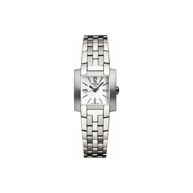 

TISSOT Часы Quartz Movement Women's Watch 28*22mm White Dial Stainless Steel Case Stainless Steel Watchband, White Dial