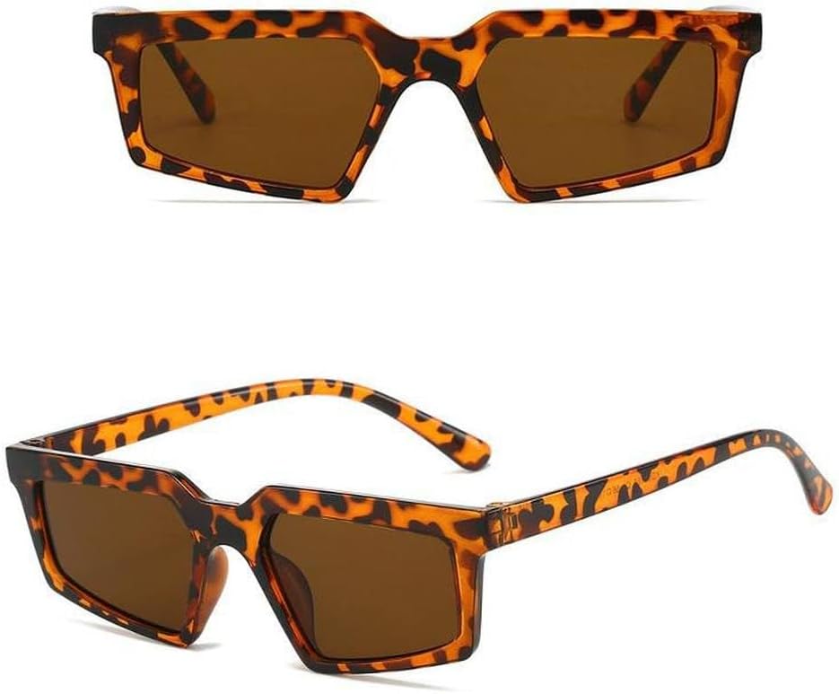 

Винтажные солнцезащитные очки LVTFCO «кошачий глаз» для мужчин, с многоугольной оправой, маленькие солнцезащитные очки для женщин, ретро-стиль, модные очки, Leopard Tea