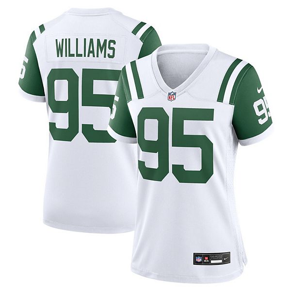 

Женская футболка Quinnen Williams белая New York Jets Classic Alternate Game Nike, Белый, Женская футболка Quinnen Williams белая New York Jets Classic Alternate Game Nike