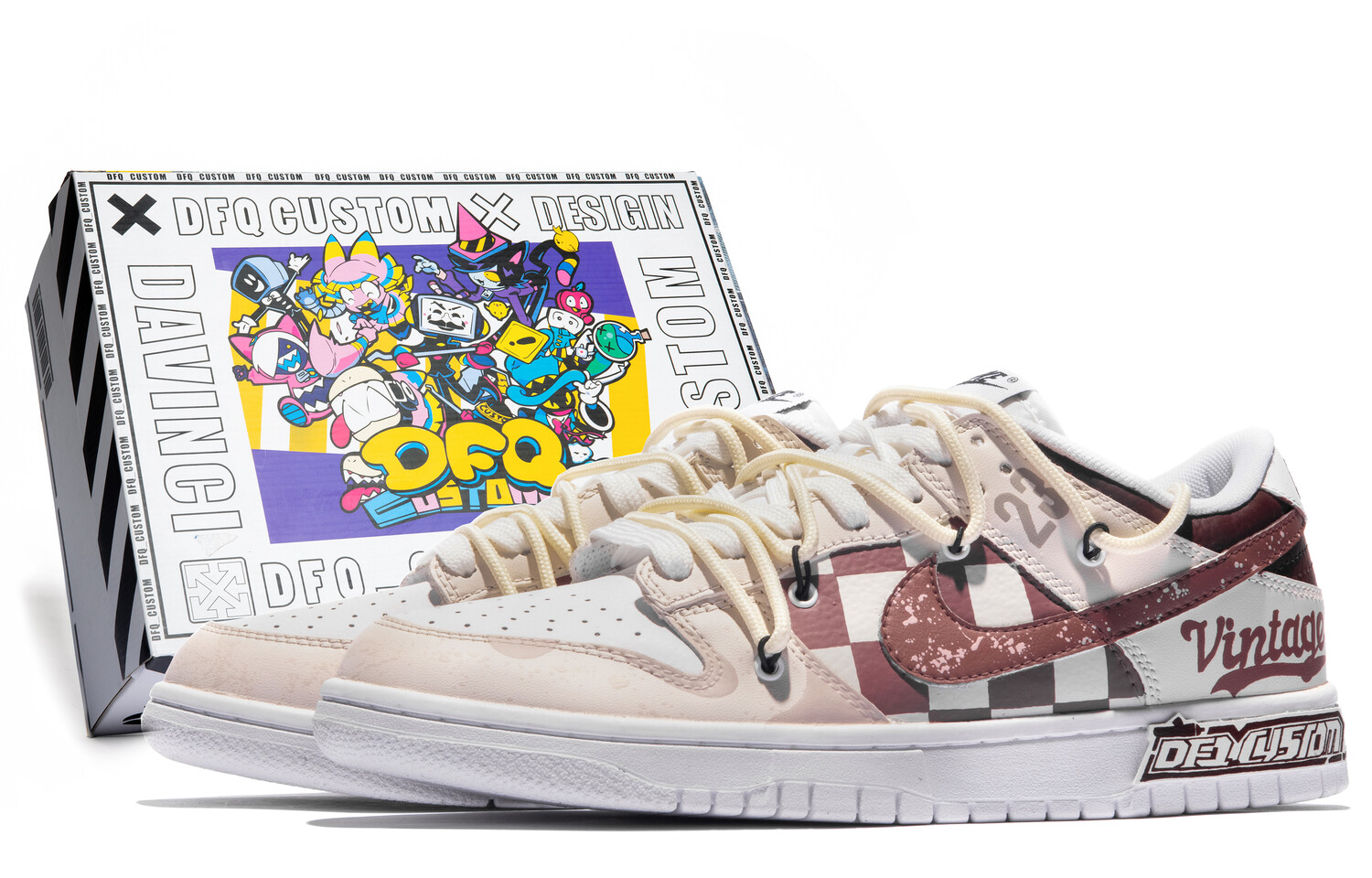 

Мужские кроссовки для скейтбординга Nike Dunk, White