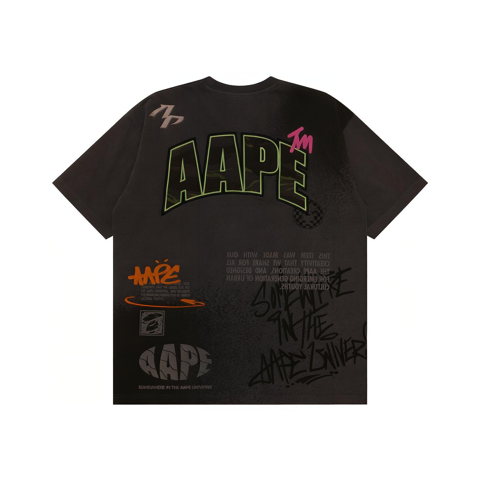 

Футболка Fancy Cotton Aape, черный BKX