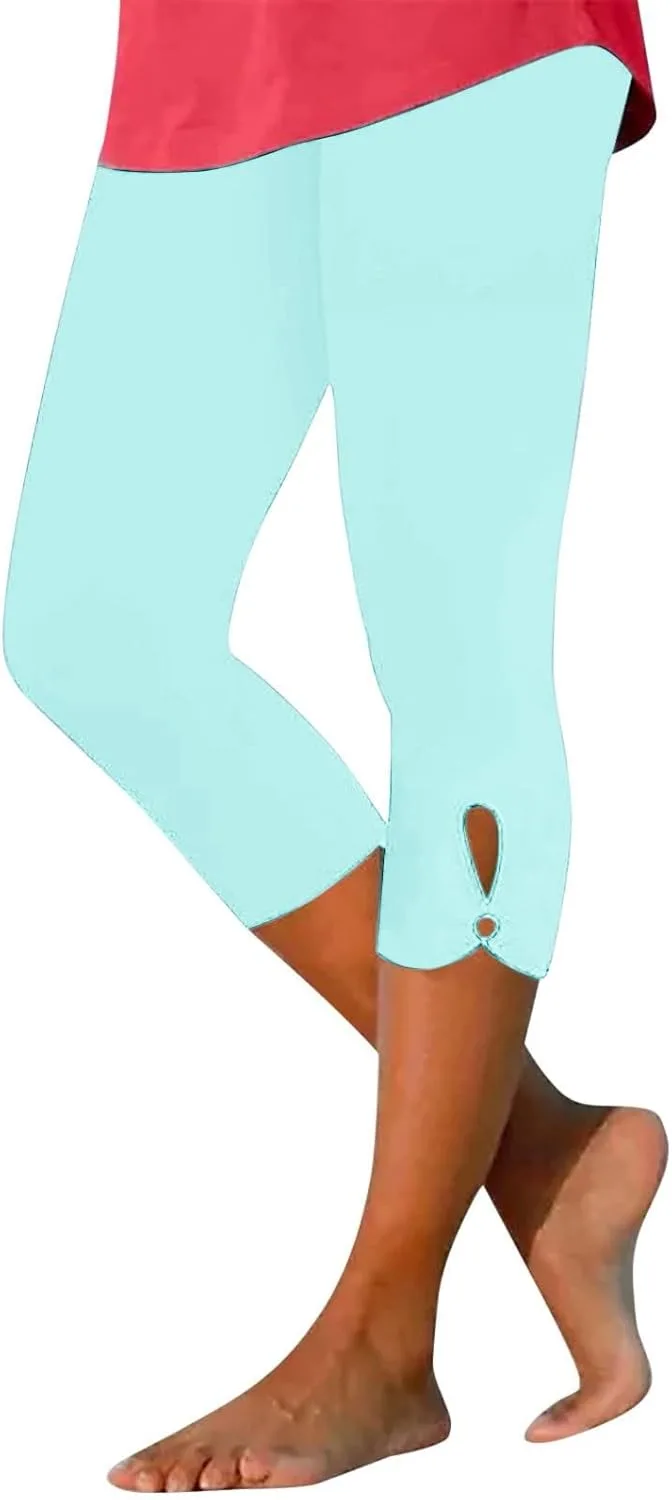 

Капри-легинсы для женщин High Waisted Stretchy