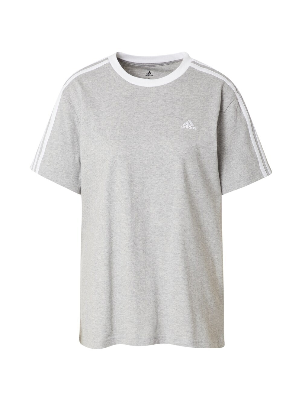 

Рубашка Adidas Essentials 3-Stripes, пестрый серый