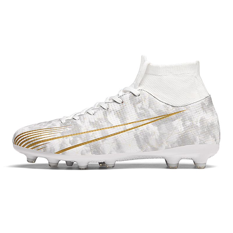 

Детские футбольные бутсы с высокой амортизацией и износостойкостью для подростков Peter pan, белый