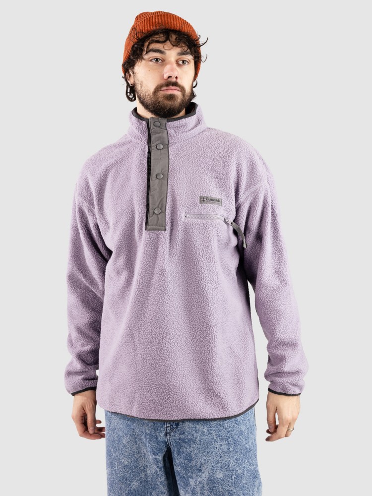 

Флисовый пуловер Columbia Helvetia II Half Snap Fleece Half-Zip Fleece Pullover, shale purple