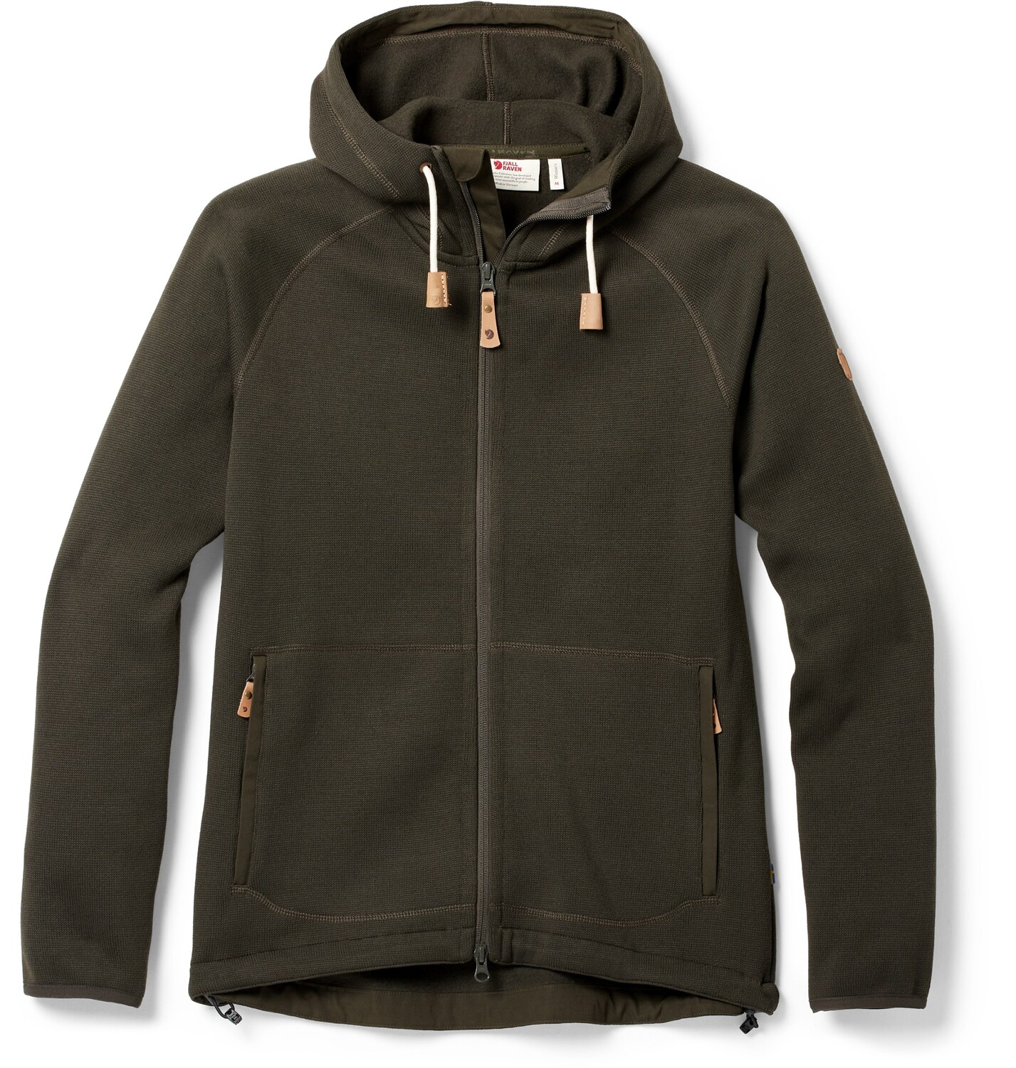 

Флисовая толстовка Ovik - женская Fjallraven, зеленый