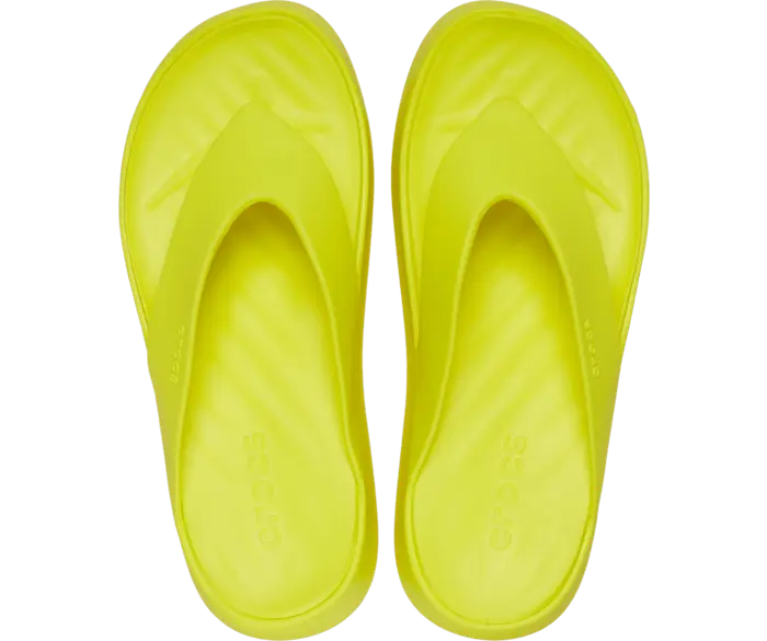Шлепанцы на платформе Getaway Crocs женские, цвет Acidity — фото 3