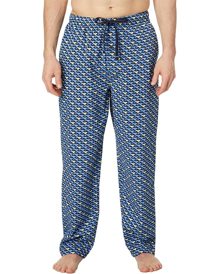 

Пижамные брюки Tommy Bahama Cotton Woven Pajama Pants, цвет Navy Margaritas