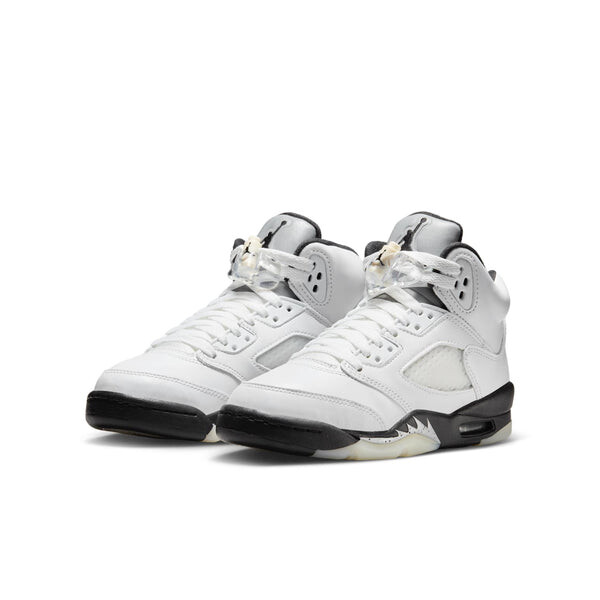Кроссовки 5 retro 'reverse metallic' Air Jordan, белый — фото 3
