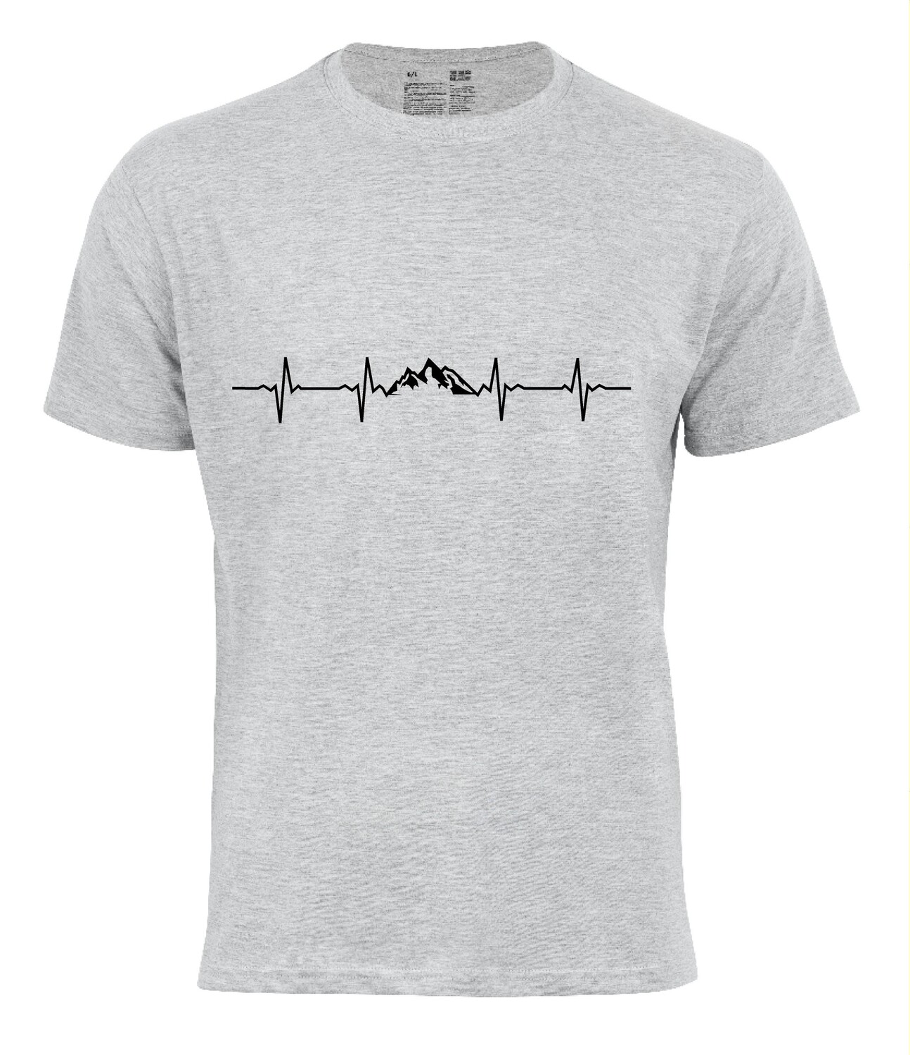 

Футболка Cotton Prime Pulsschlag Berge, серый
