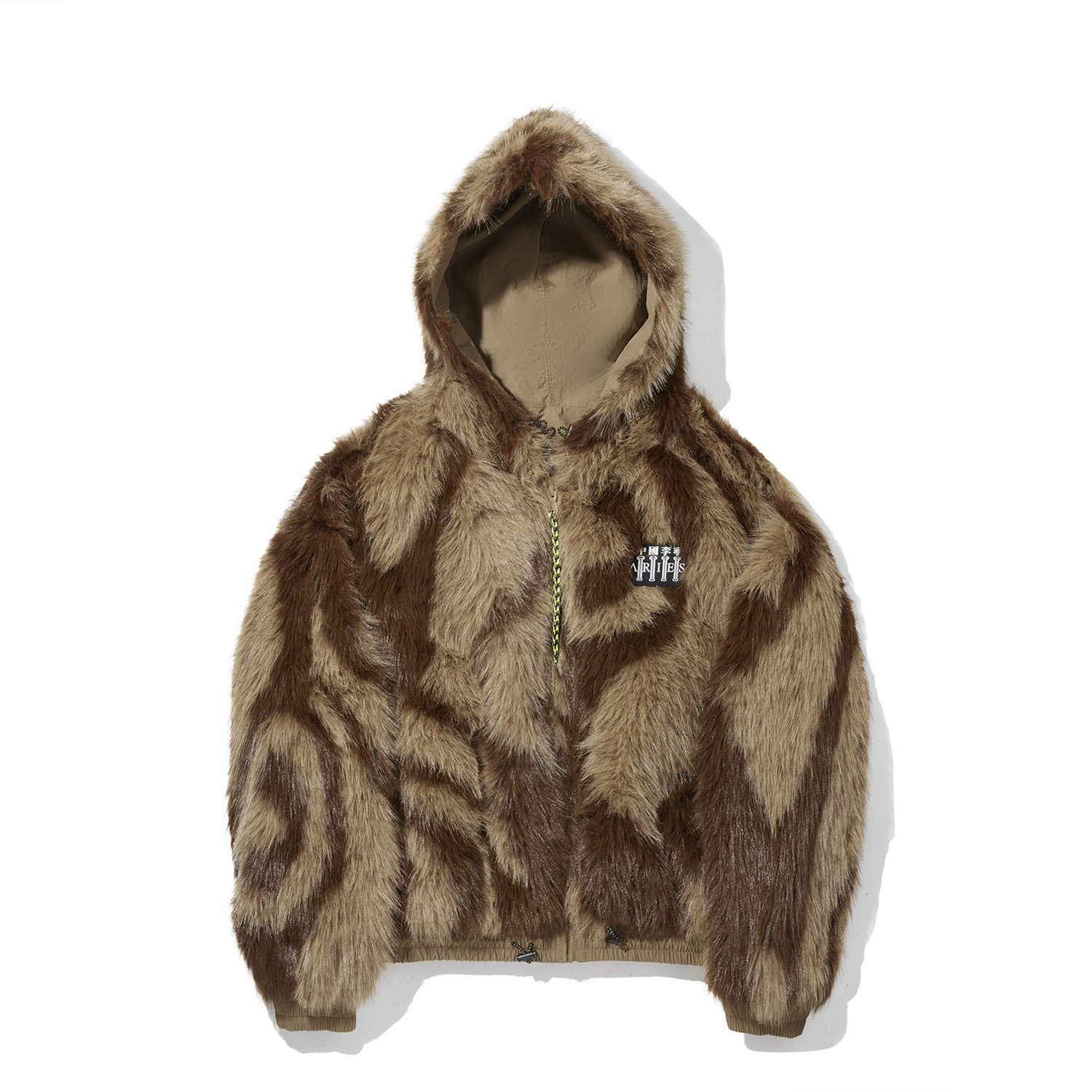 

Куртка с бархатистой текстурой Women's LiNing, темно-коричневый/коричневый