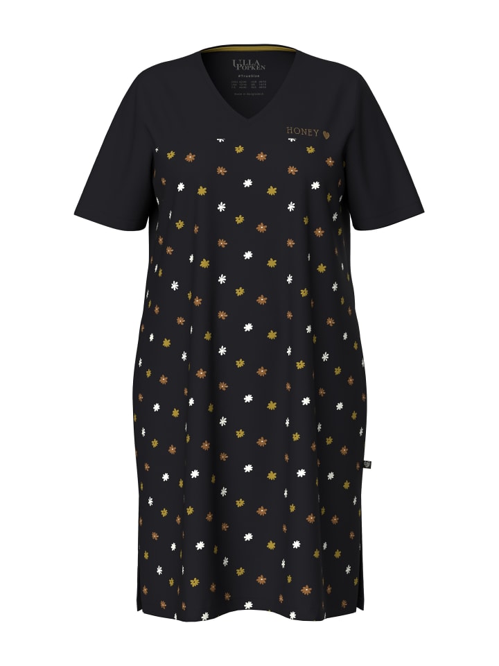 

черная ночная рубашка Ulla Popken