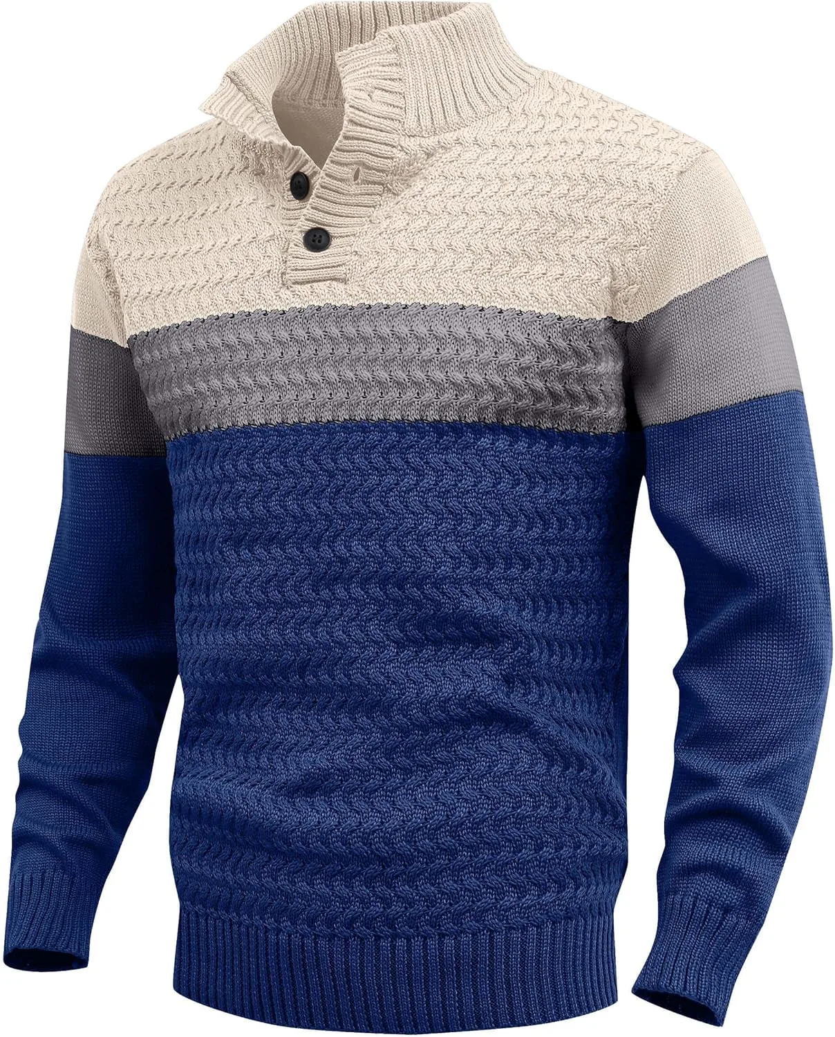 

Трикотажный пуловер HYPESTFIT с тремя пуговицами