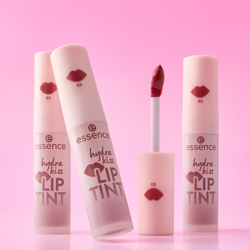 Губная помада hydra kiss lip tint Essence, rosy blossom, объем 4 мл — фото 4