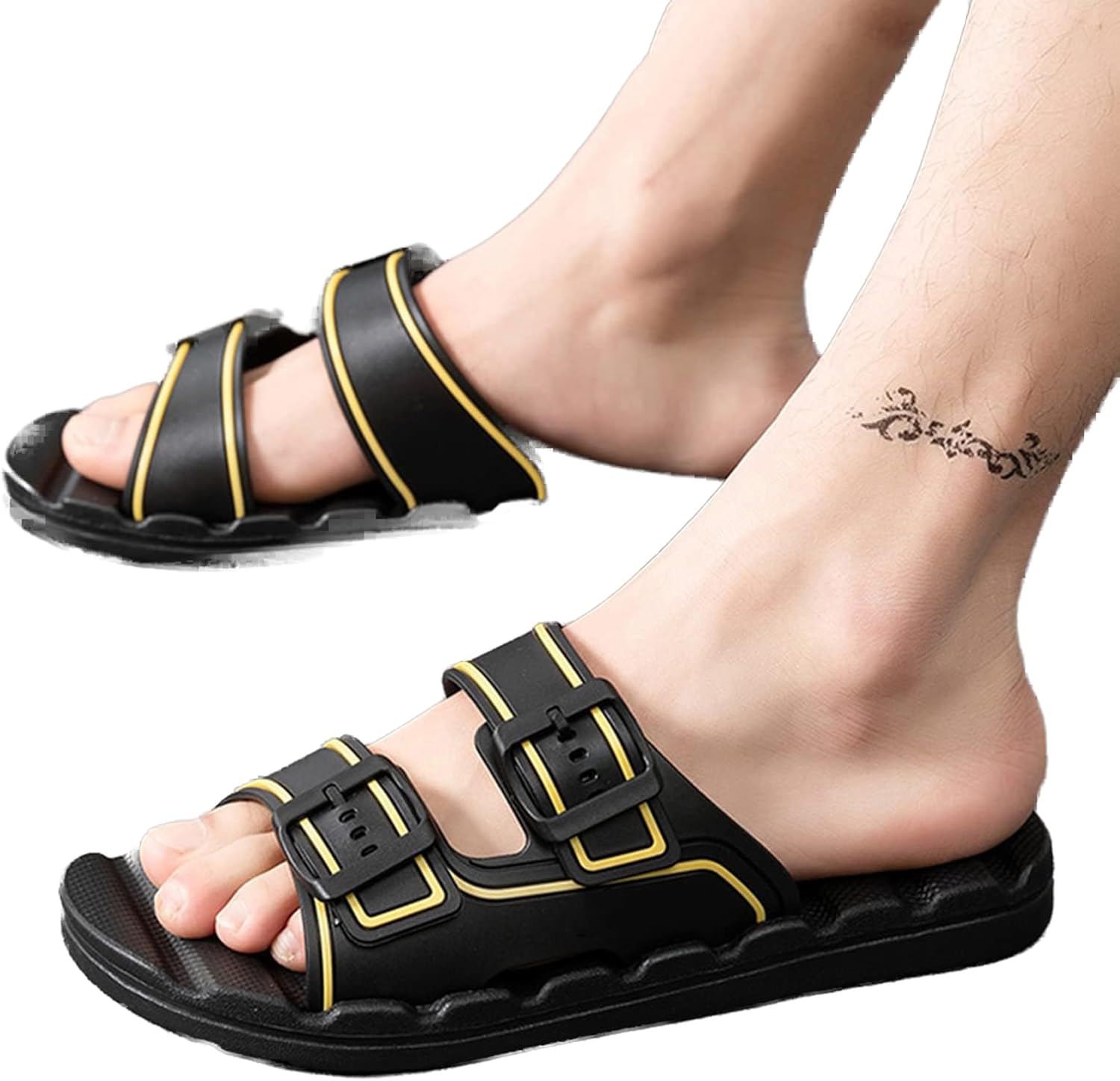 

Мужские сандалии TXTC Fashion с открытым носком, спортивные тапочки, обувь для улицы, пляжные тапочки для мужчин, домашние плоские тапочки, дышащие, удобные, с мягкой подошвой (цвет: светло-серый, размер: 38 EU)