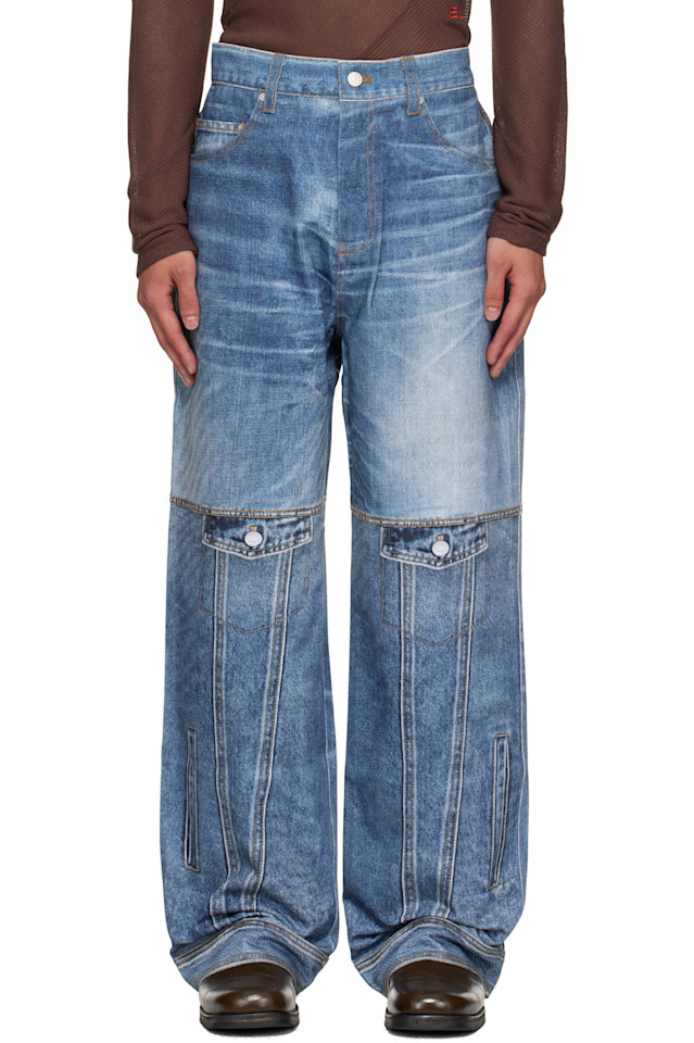 

Andersson Bell Синие джинсы с принтом