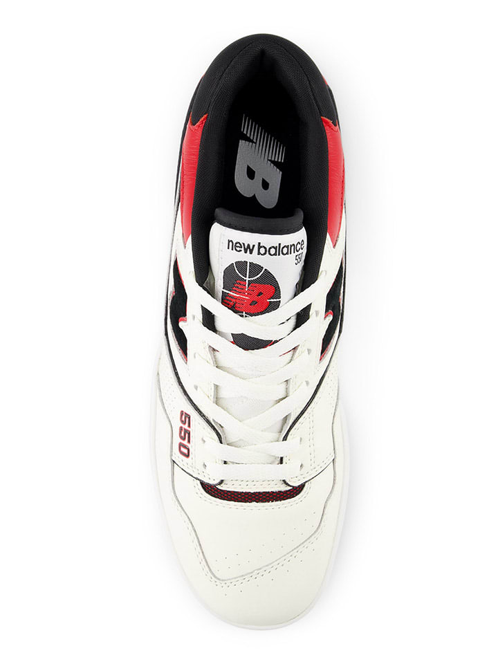 Кроссовки на шнуровке 550 New Balance, цвет weiß/rot — фото 4