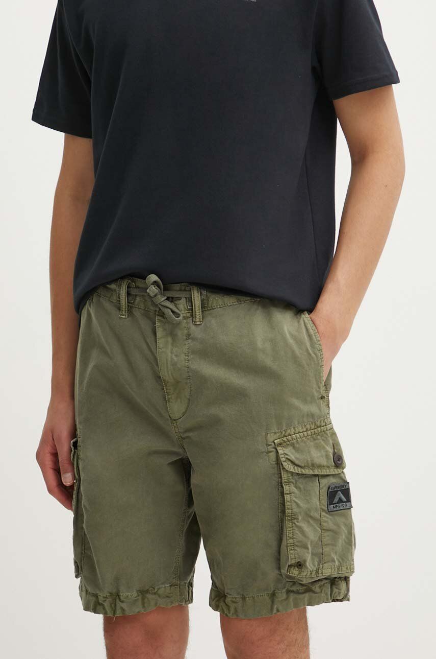 

Хлопковые шорты Superdry, зеленый