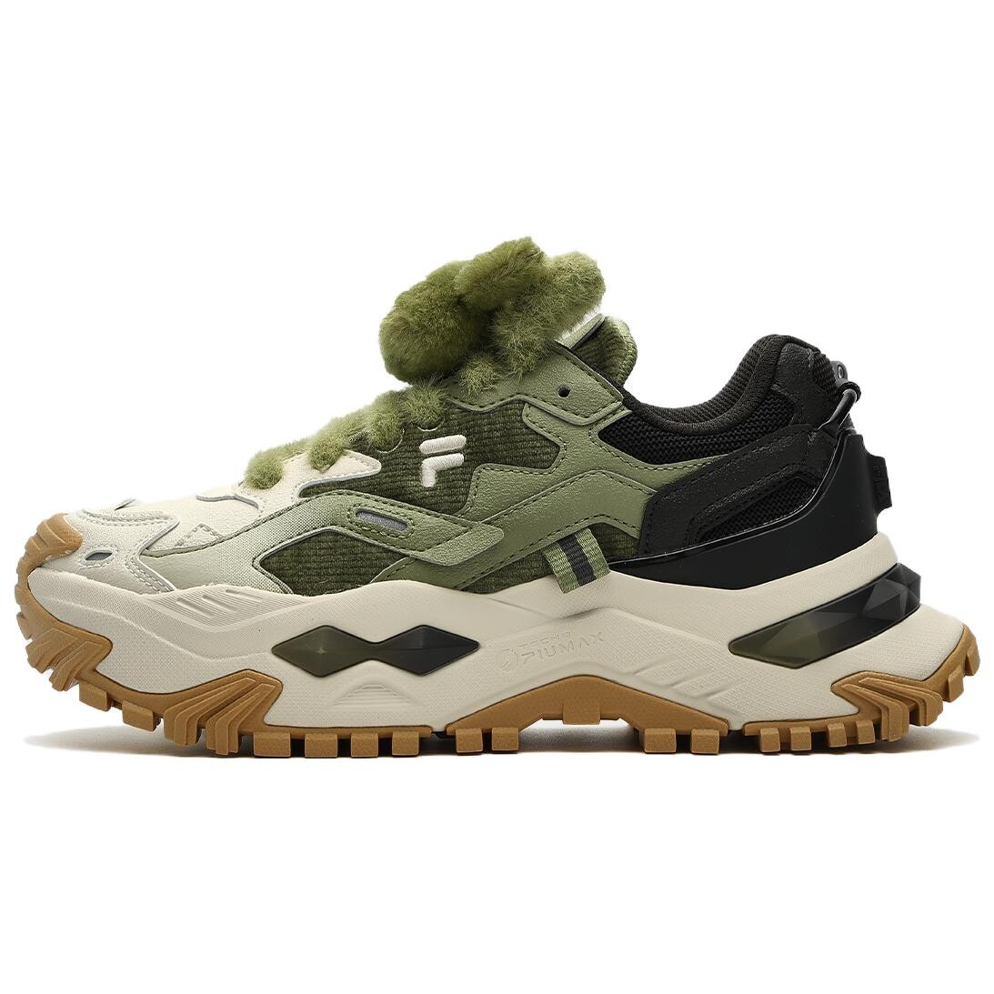 

Кроссовки FILA FUSION Bianco Chunky Sneakers Women's Low-top White, Green, Black, Brown, цвет Moss
