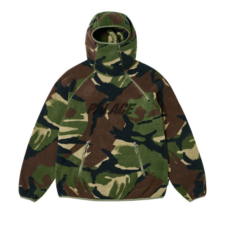 

Худи Palace Polartec Ninja Hood Woodland DPM, разноцветный