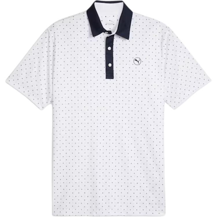 

Мужская рубашка поло Pure Geo White Luster Puma, белый