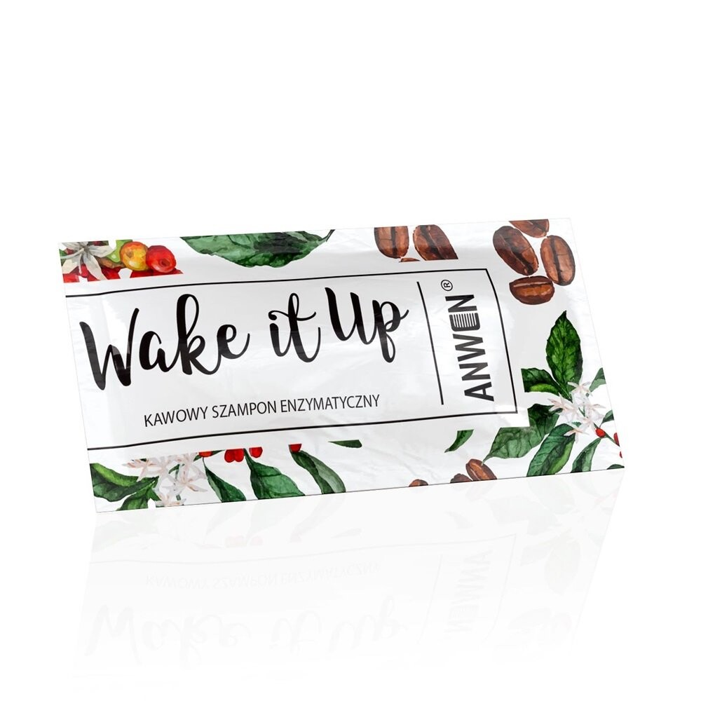 

Anwen, Wake It Up, ферментативный кофейный шампунь, 10 мл