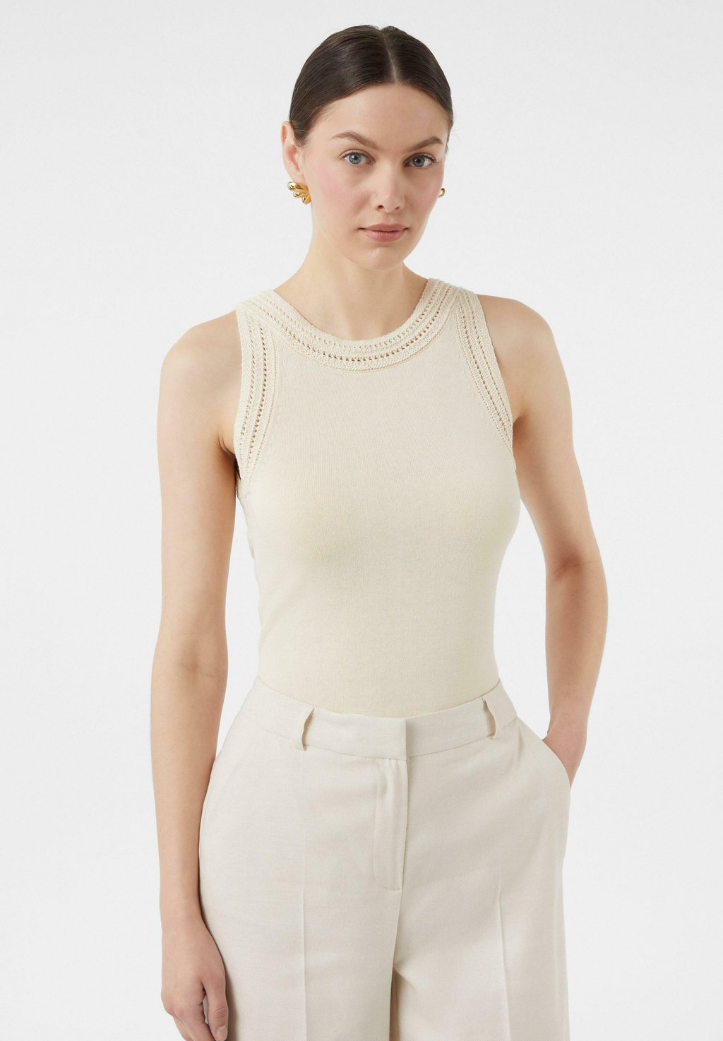 

Топ comma, кремовый