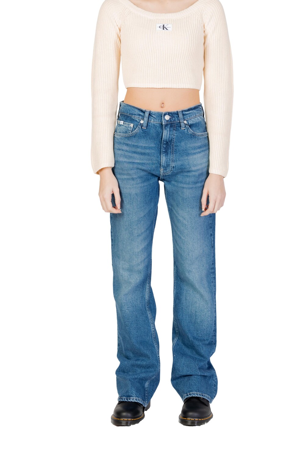 

Джинсы Calvin Klein Jeans с высокой талией, синий