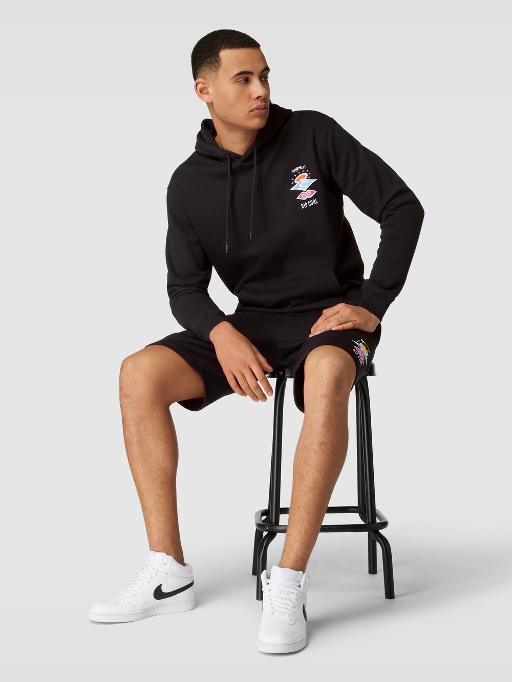 

Шорты с этикеткой, модель «ПОИСК» Rip Curl, черный
