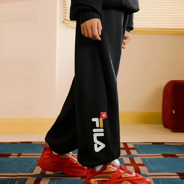 Детские спортивные штаны FILA KIDS, синий — фото 4