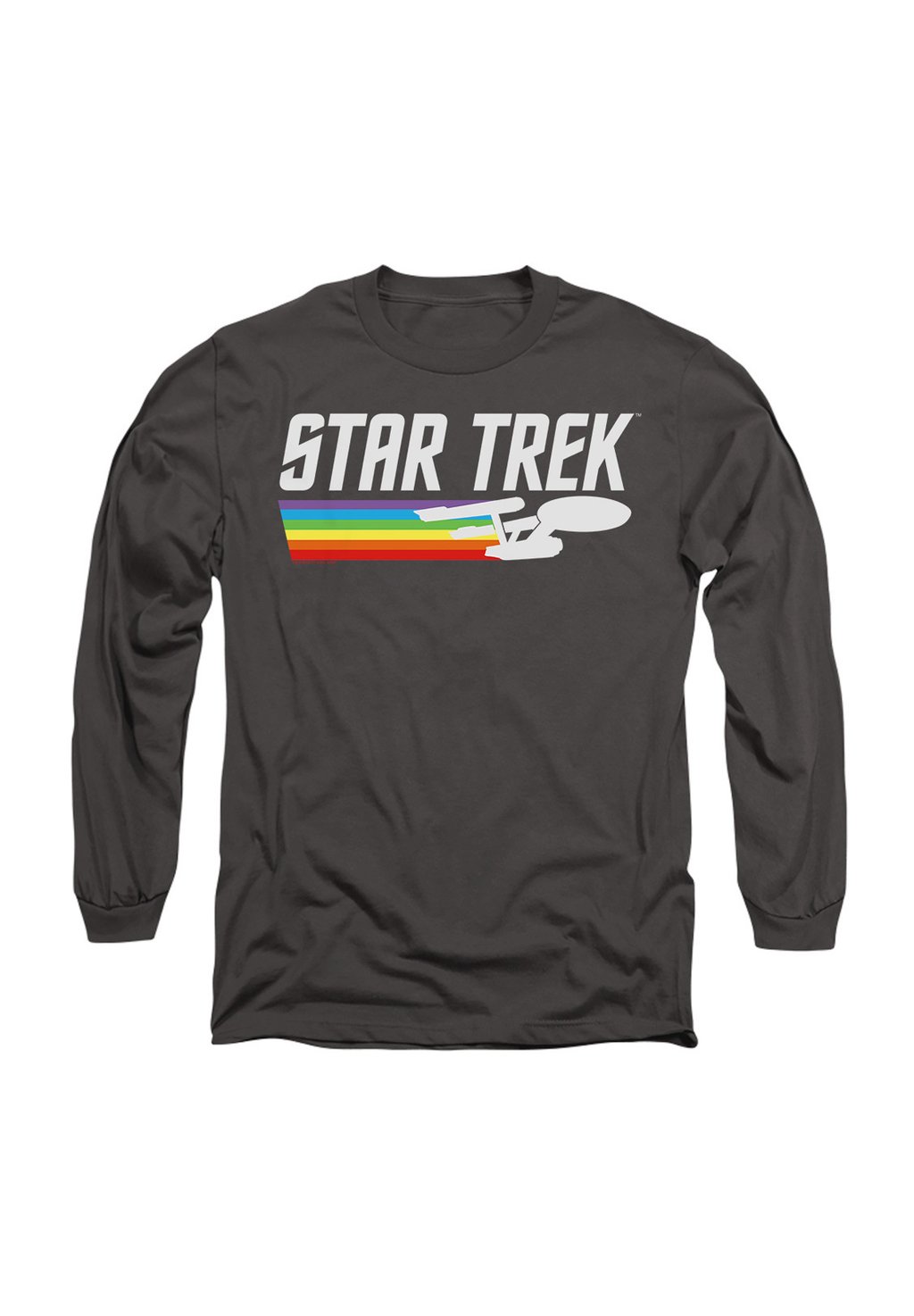 

Топ с длинными рукавами STAR TREK RAINBOW TRAIL Cotton Soul, антрацит