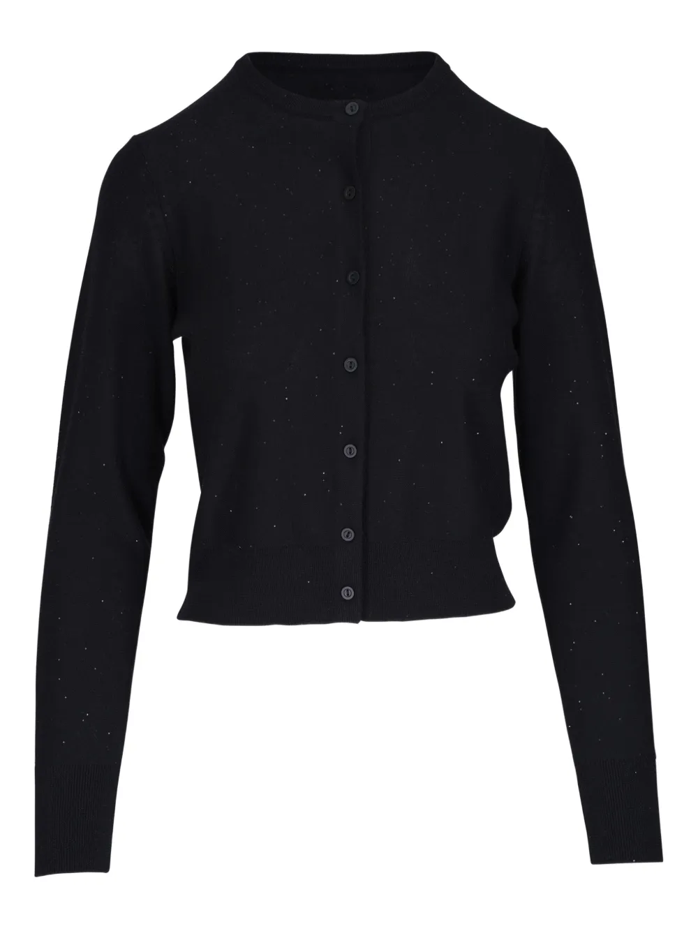 

Кардиган с круглым вырезом Kinross Cashmere, черный