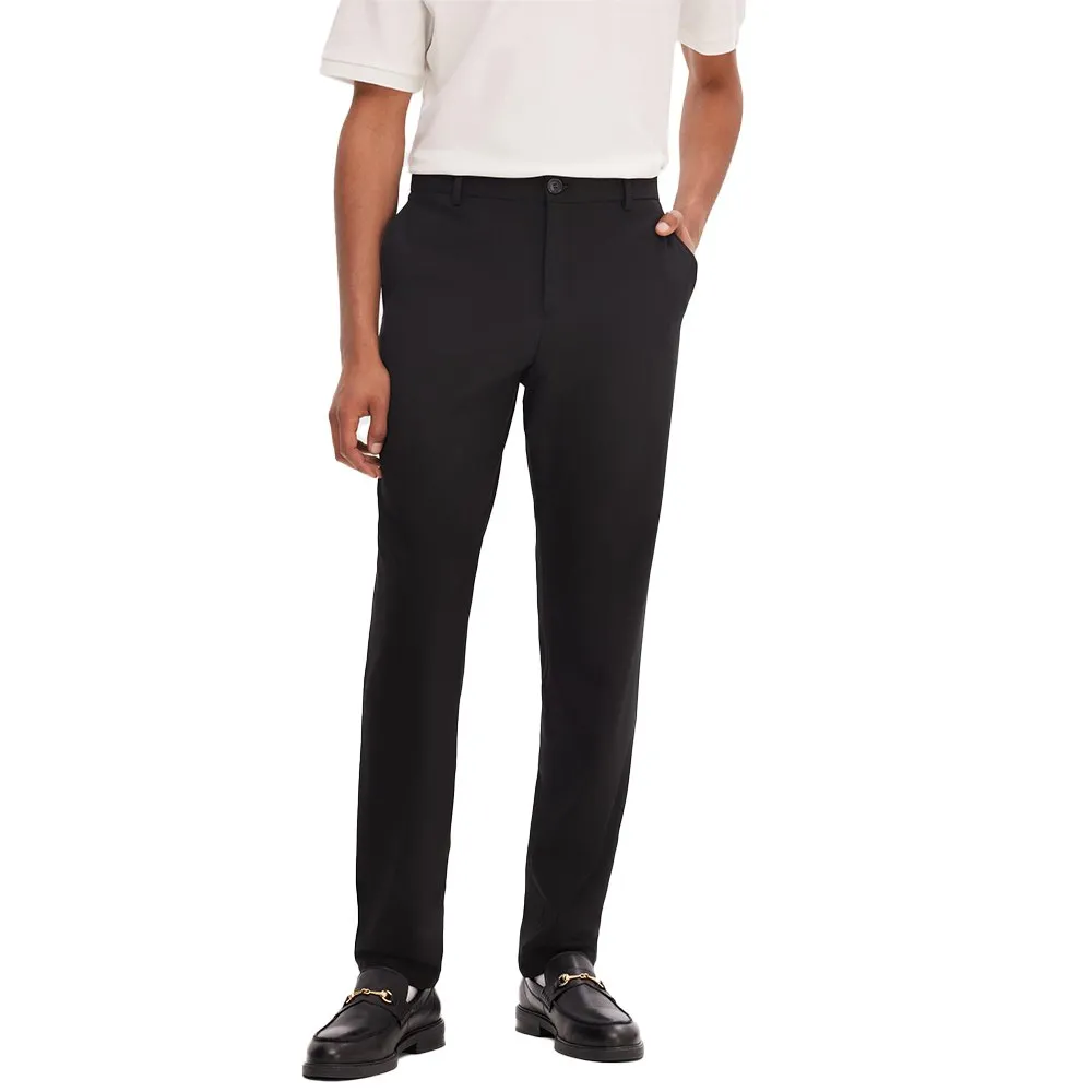 

Брюки Selected Slim-Robert, черный