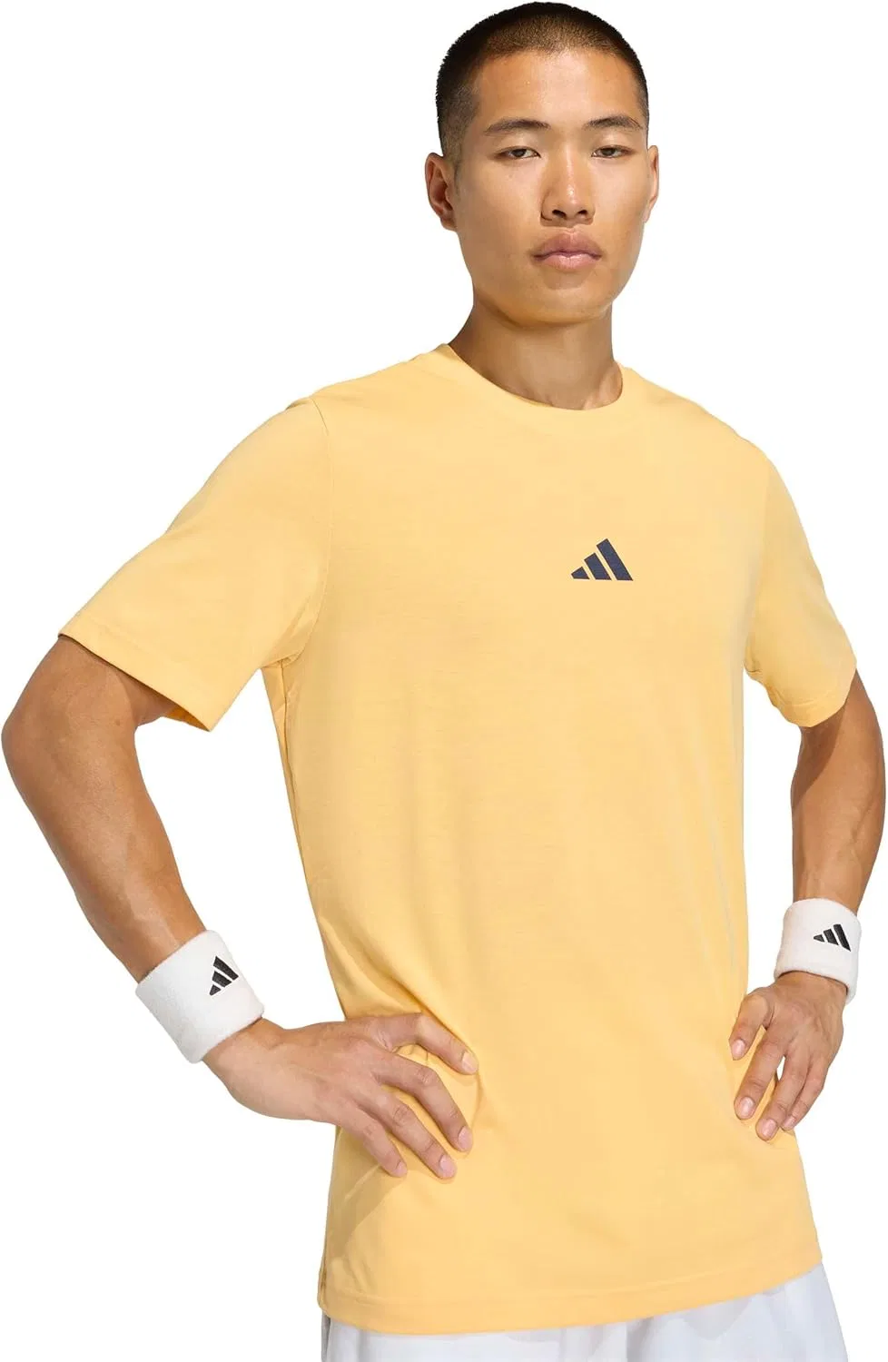 Футболка для пиклбола adidas, полуоранжевый — фото 4