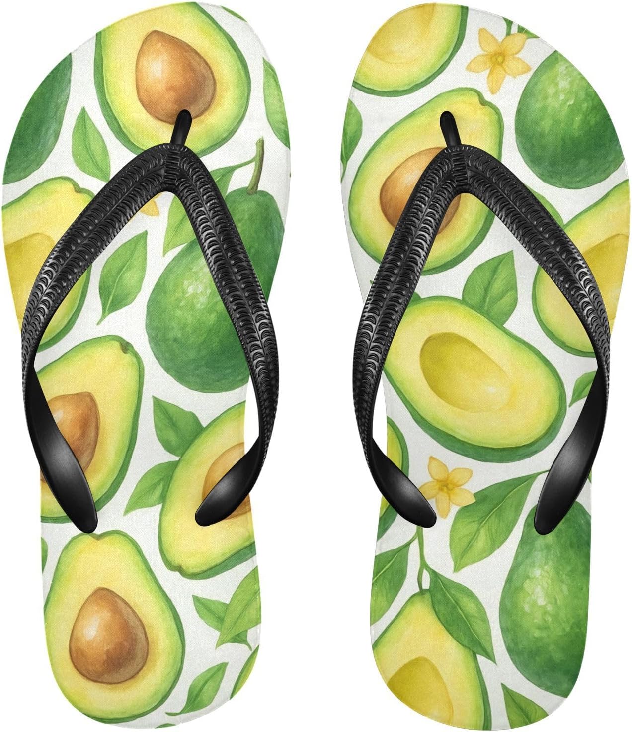 

Зеленые вьетнамки авокадо, пляжный душ, шлепанцы, резиновые нескользящие летние тапочки, обувь для женщин и мужчин Sinestour