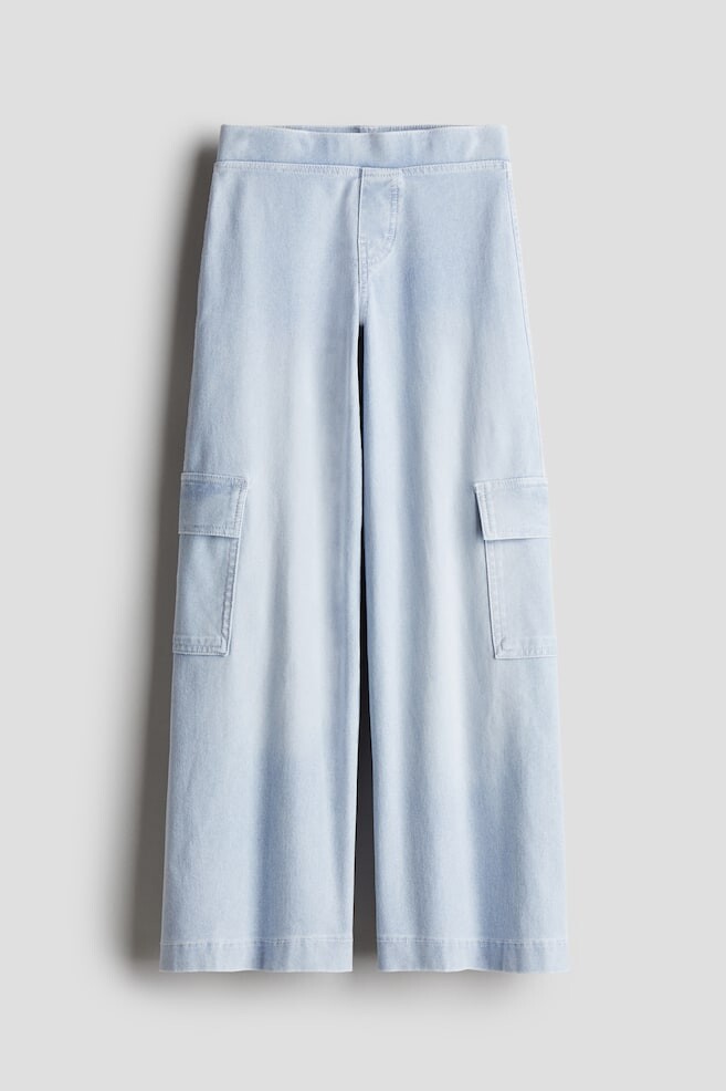 

Широкие брюки-карго H&M, синий