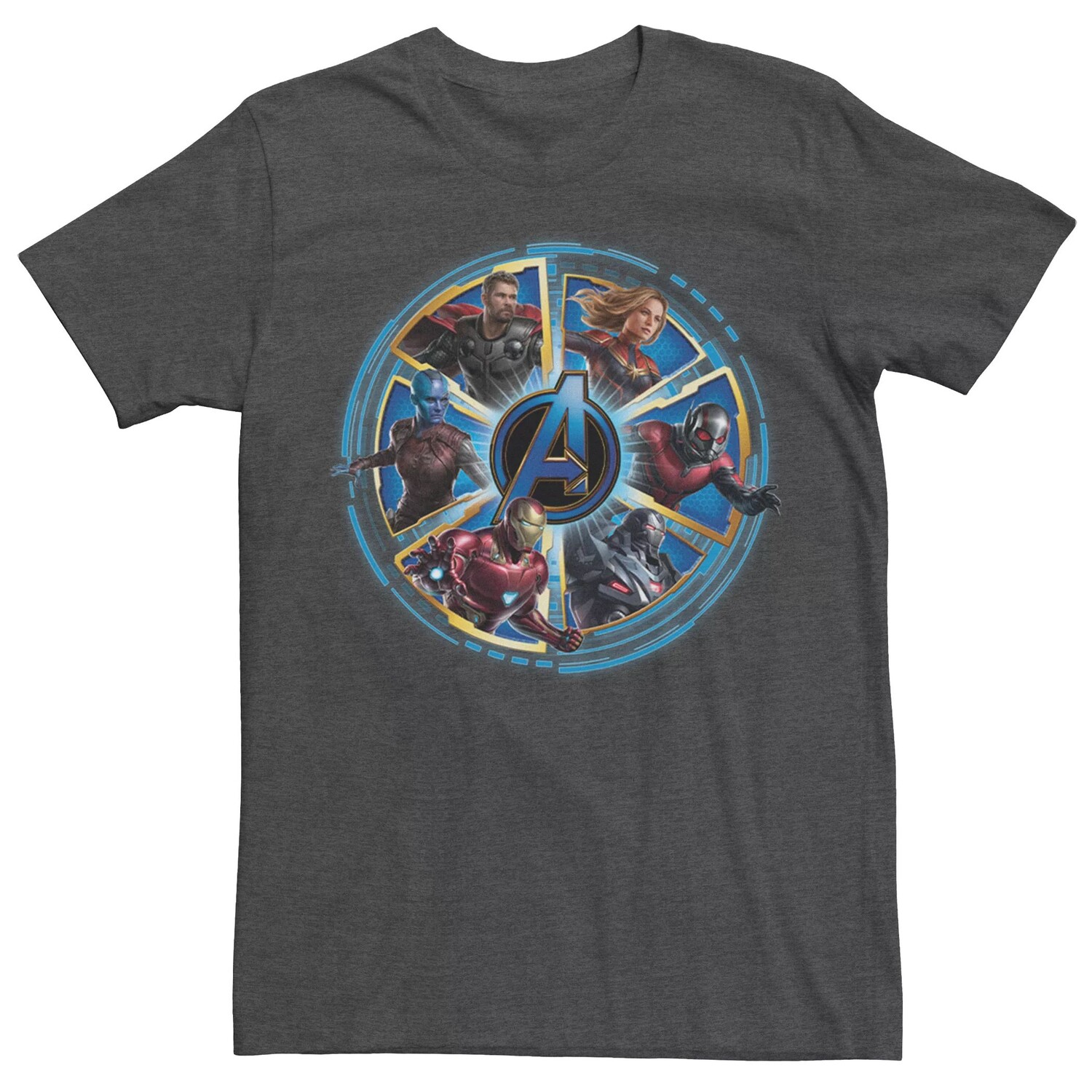 

Мужская футболка Marvel Avengers Circle Heroes