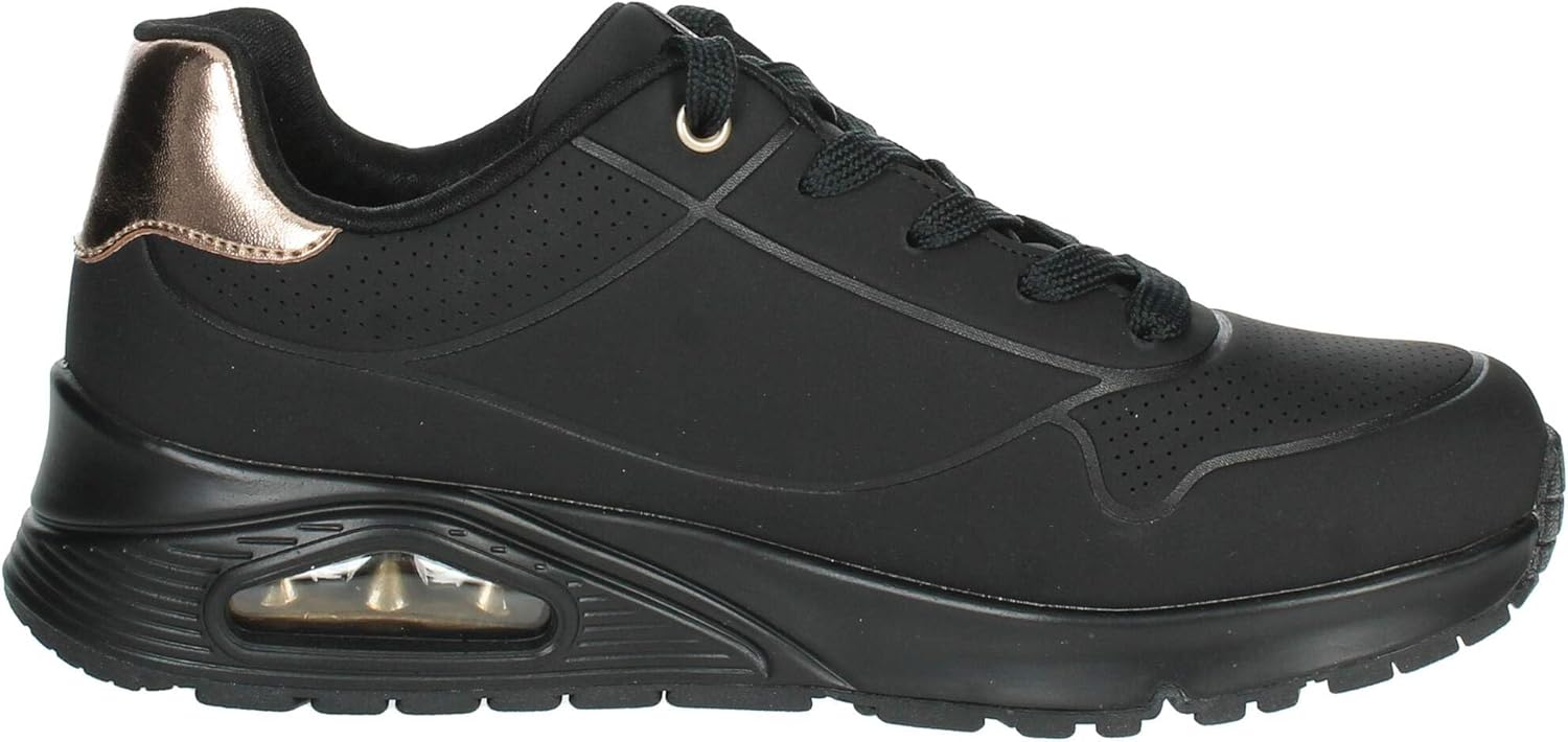 Детские кроссовки Skechers Kids' Uno Gen1 Shimmer Away, черный — фото 4
