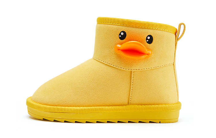 

B.Duck Желтые утиные утепленные детские ботинки cotton с амортизацией и устойчивостью к истиранию