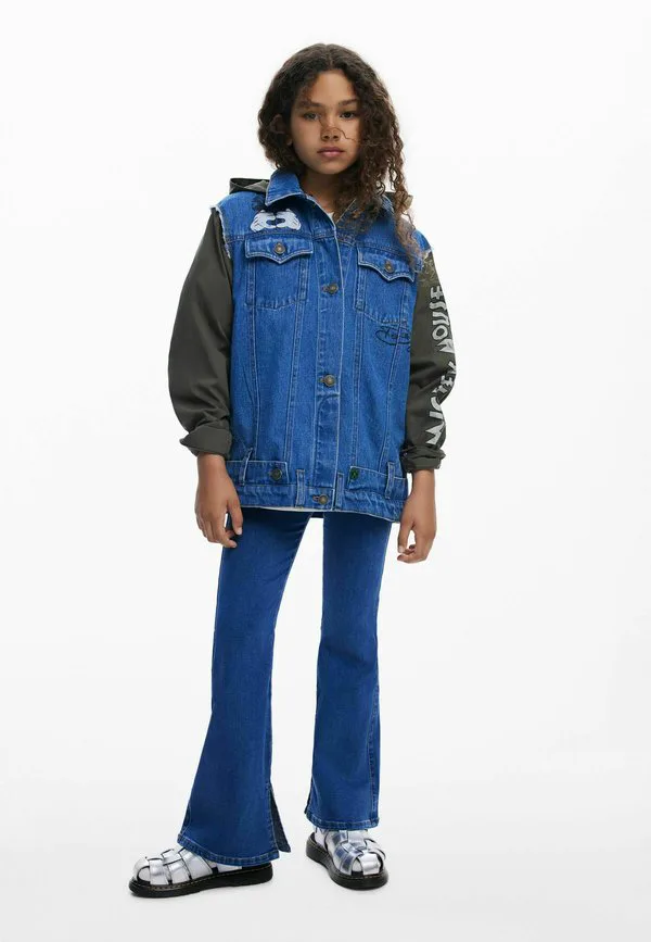 Джинсовая куртка с микки и минни маус Desigual, Blue