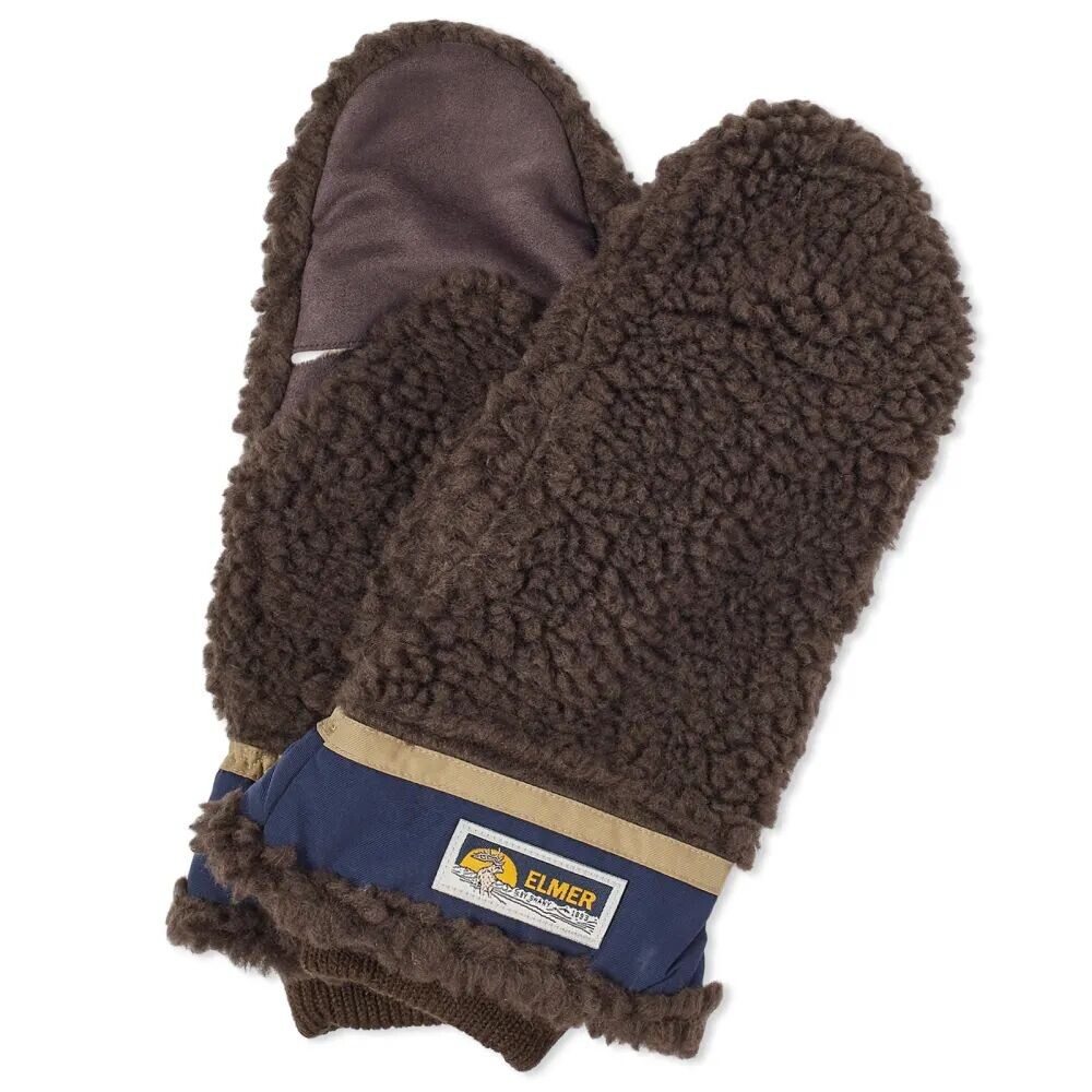 

Elmer Gloves Шерстяные варежки с ворсом, коричневый