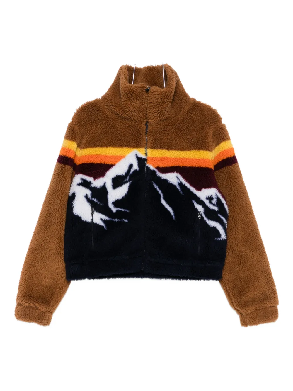 

Флисовая куртка на молнии We Norwegians, коричневый