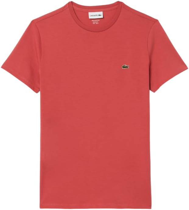 Футболка Lacoste, мужская, джерси Pima, Sierra Red — фото 2