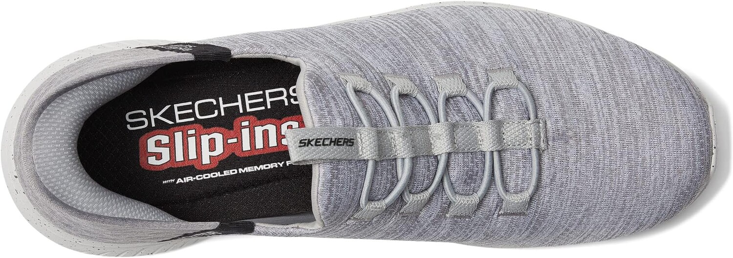 Кроссовки Ultra Flex 3.0 Right Away Hands Free Slip-Ins SKECHERS, серый — фото 2