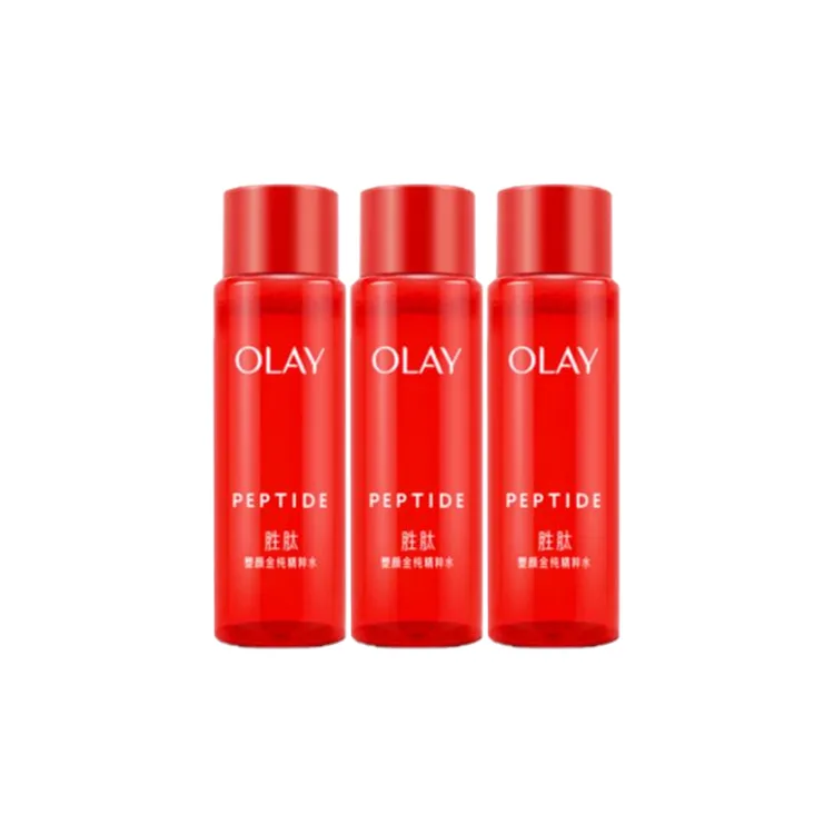 Olay 2 большие красные бутылки тонера набор пробников для новорожденных золотое восстановление чистая жизненная сила пептиды против морщин увлажнение, 50ml — фото 4