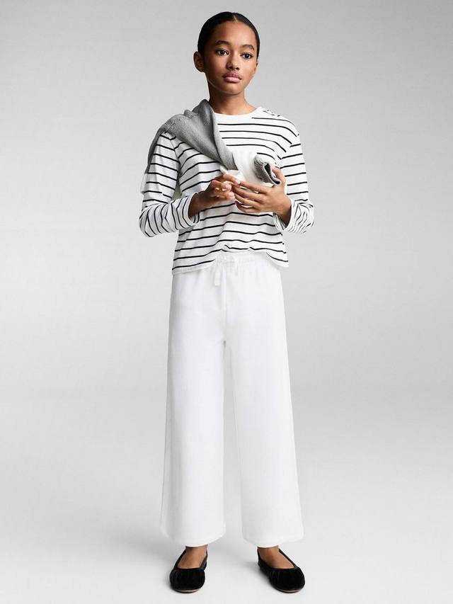 

Детские Guay широкие джоггеры Mango, Natural White