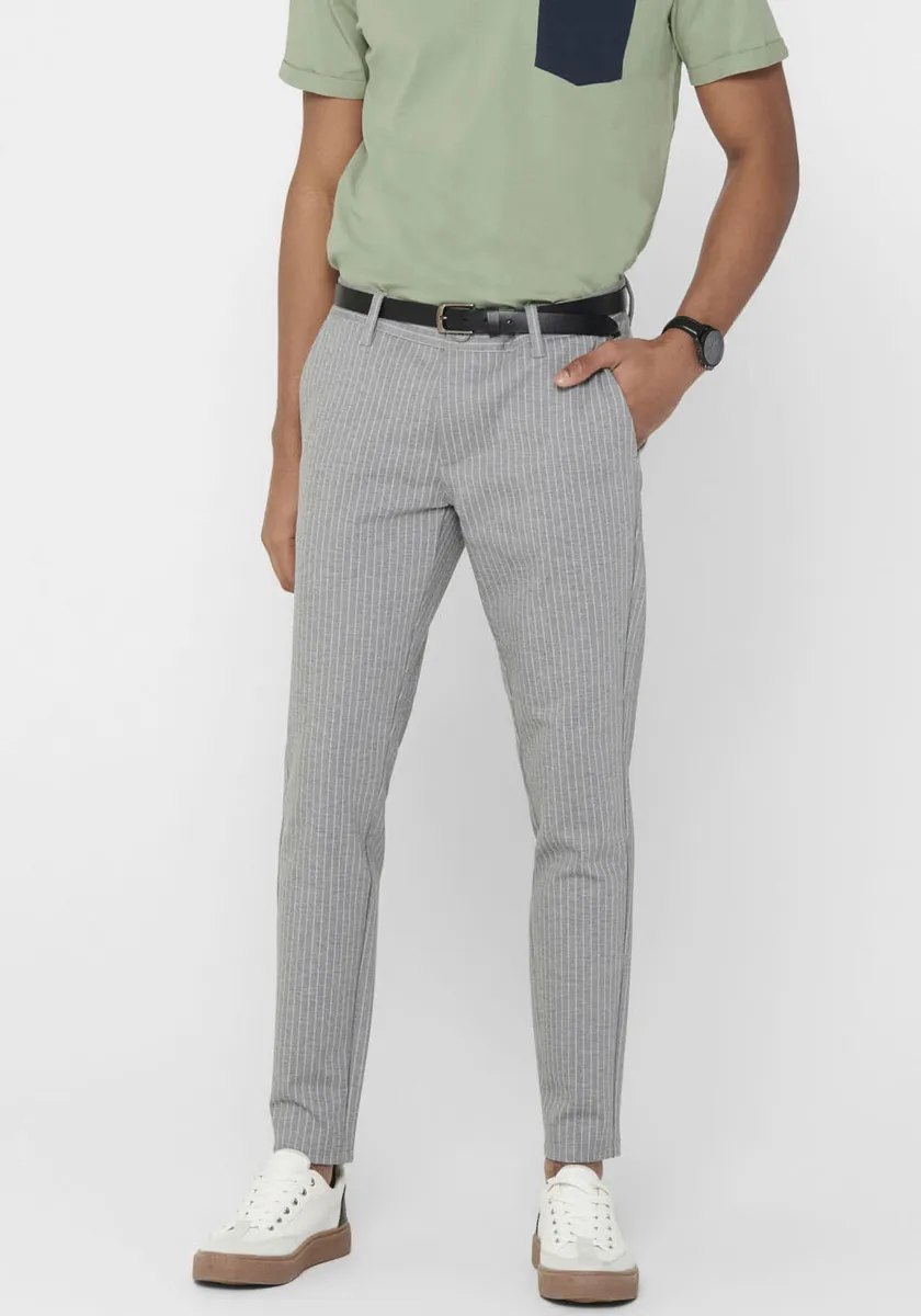 

Брюки-чиносы ONLY & SONS "MARK PANT", серый
