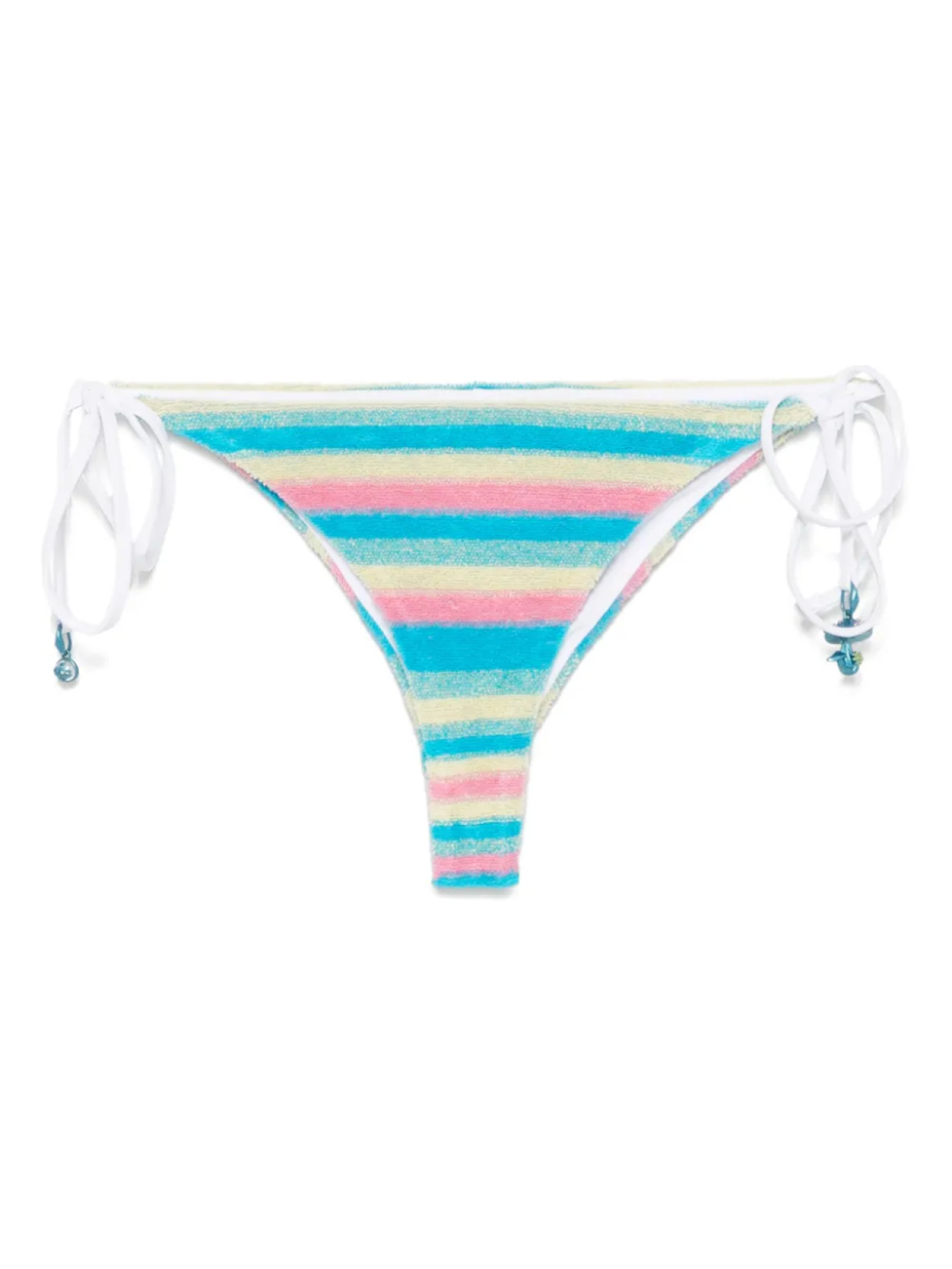 

Плавки бикини из полосатого махрового полотна Casablanca, синий