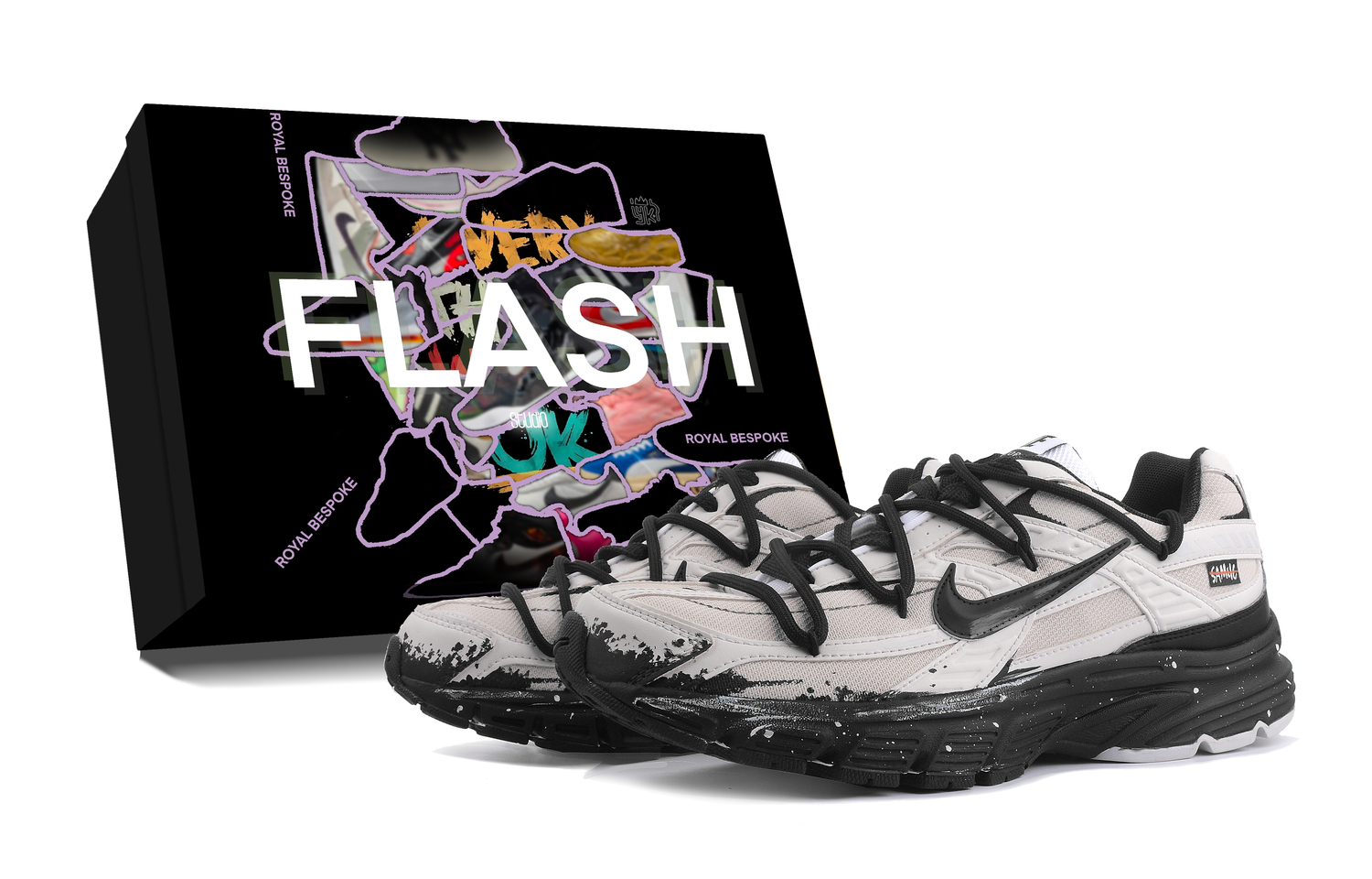 

Инициатор амортизация, устойчивость к истиранию, дышащая поддержка лоу-топ кроссовки unisex Nike, белый